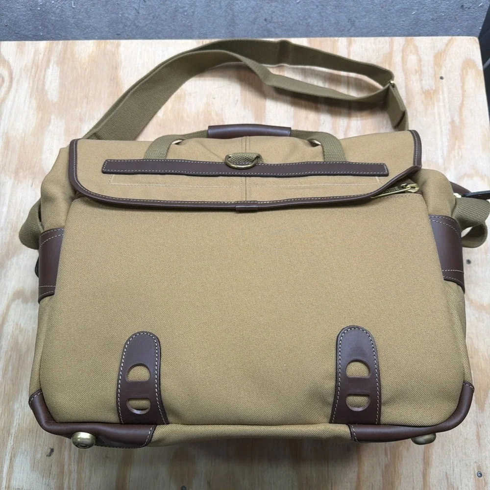 Billingham‎ Camera Bag Khaki Canvas Leather Trim w Superflex Inserts Pouch